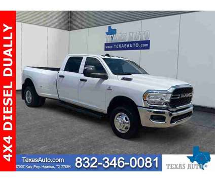2023 Ram 3500 Tradesman is a White 2023 RAM 3500 Model Tradesman Truck in Houston TX