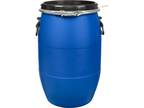 14 Gallon Food Grade Plastic Barrel Drum Barrels Drums Open top Locking Lid