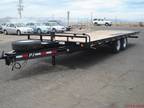 22ft Deckover Tiltbed Trailers, PJ Tiltbed Trailer T8222