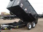 2019 Big Tex Dump Trailer GVWR 14,000 lbs, 7x14 Equipment Hauler, Bobcat Hauler