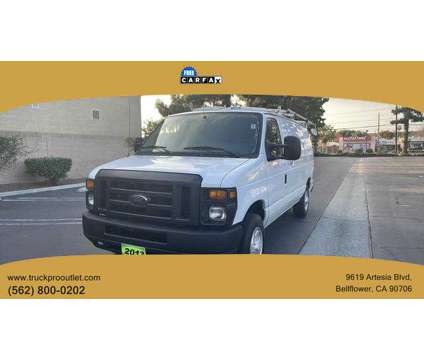 2013 Ford E150 Cargo for sale is a White 2013 Ford E150 Cargo Car for Sale in Bellflower CA