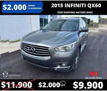 2015 INFINITI QX60 for sale is a Grey 2015 Infiniti QX60 Car for Sale in Miami FL
