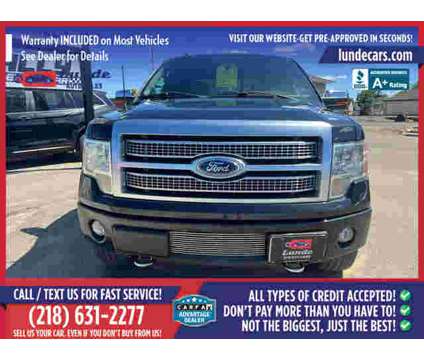 2012 Ford F150 SuperCrew Cab for sale is a Black 2012 Ford F-150 SuperCrew Car for Sale in Wadena MN