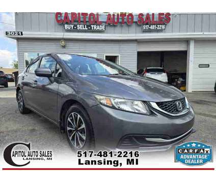 2014 Honda Civic for sale is a Grey 2014 Honda Civic Car for Sale in Lansing MI