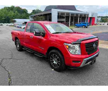 2021UsedNissanUsedTitanUsed4x4 King Cab is a Red 2021 Nissan Titan Car for Sale in Midlothian VA