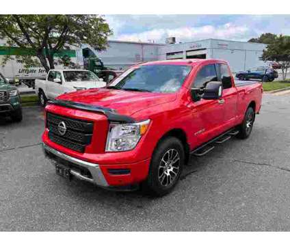 2021UsedNissanUsedTitanUsed4x4 King Cab is a Red 2021 Nissan Titan Car for Sale in Midlothian VA