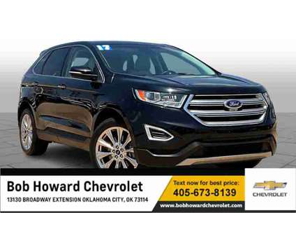 2017UsedFordUsedEdge is a Black 2017 Ford Edge Car for Sale in Oklahoma City OK