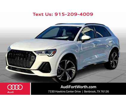 2024NewAudiNewQ3 is a White 2024 Audi Q3 Car for Sale in Benbrook TX
