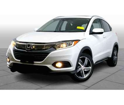 2021UsedHondaUsedHR-V is a Silver, White 2021 Honda HR-V Car for Sale in Hanover MA