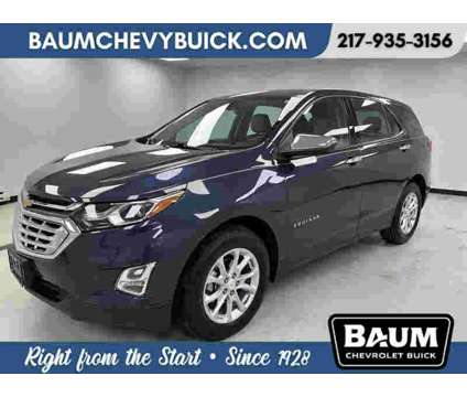 2018UsedChevroletUsedEquinox is a Blue 2018 Chevrolet Equinox Car for Sale in Clinton IL