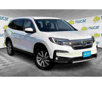 2021UsedHondaUsedPilot is a Silver, White 2021 Honda Pilot Car for Sale in Norwood MA