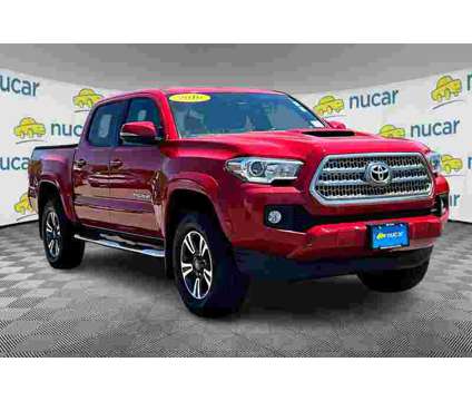 2016UsedToyotaUsedTacoma is a Red 2016 Toyota Tacoma Car for Sale in North Attleboro MA