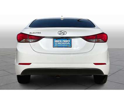 2016UsedHyundaiUsedElantra is a White 2016 Hyundai Elantra Car for Sale in Tulsa OK
