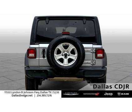 2021UsedJeepUsedWrangler is a Silver 2021 Jeep Wrangler Car for Sale in Dallas TX
