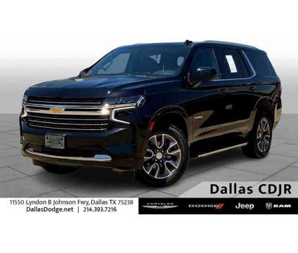 2021UsedChevroletUsedTahoe is a Black 2021 Chevrolet Tahoe Car for Sale in Dallas TX