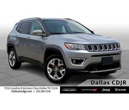 2021UsedJeepUsedCompass is a Silver 2021 Jeep Compass Car for Sale in Dallas TX