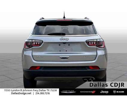 2021UsedJeepUsedCompass is a Silver 2021 Jeep Compass Car for Sale in Dallas TX