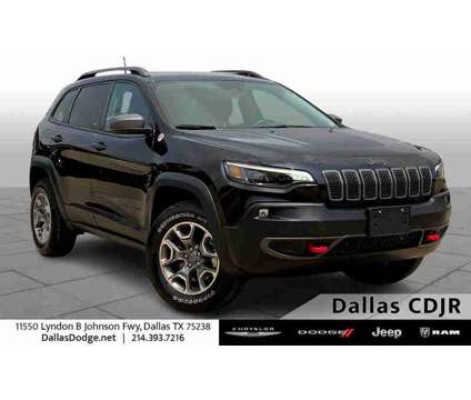 2021UsedJeepUsedCherokee is a Black 2021 Jeep Cherokee Car for Sale in Dallas TX