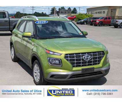 2020 Hyundai Venue SEL is a Green 2020 Car for Sale in Utica, NY NY