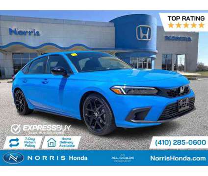 2024 Honda Civic Hatchback Sport is a Blue 2024 Honda Civic Hatchback in Dundalk MD