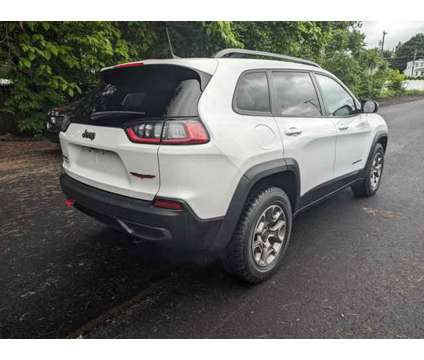 2020 Jeep Cherokee Trailhawk is a White 2020 Jeep Cherokee Trailhawk Car for Sale in Enfield CT