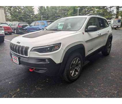 2020 Jeep Cherokee Trailhawk is a White 2020 Jeep Cherokee Trailhawk Car for Sale in Enfield CT