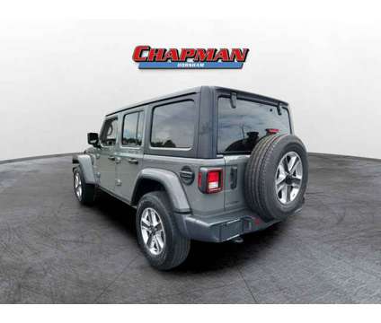 2020 Jeep Wrangler Unlimited Sahara is a Grey 2020 Jeep Wrangler Unlimited Sahara Car for Sale in Horsham PA