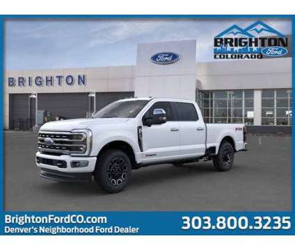2024 Ford Super Duty F-350 SRW Platinum is a White 2024 Ford Car for Sale in Brighton CO
