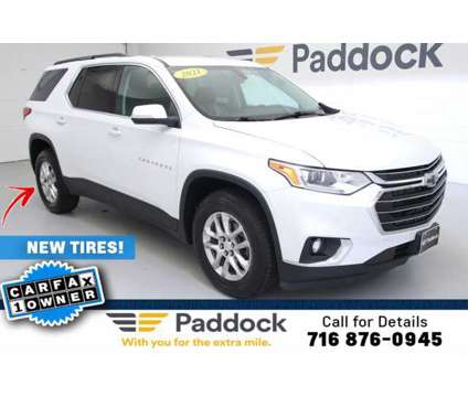 2021 Chevrolet Traverse LT Cloth is a White 2021 Chevrolet Traverse LT Car for Sale in Buffalo NY