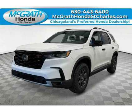 2025 Honda Pilot TrailSport is a Silver, White 2025 Honda Pilot Car for Sale in Saint Charles IL