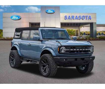 2024 Ford Bronco Outer Banks is a Blue, Grey 2024 Ford Bronco Car for Sale in Sarasota FL
