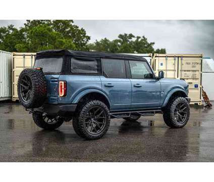 2024 Ford Bronco Outer Banks is a Blue, Grey 2024 Ford Bronco Car for Sale in Sarasota FL