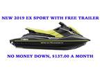 2019 Yamaha Ex Sport ($137.00 a Month)