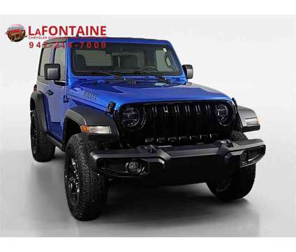 2021 Jeep Wrangler Willys is a Blue 2021 Jeep Wrangler SUV in Walled Lake MI