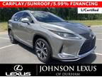 2022 Lexus RX 350 CARPLAY/SUNROOF/UNLIMITED MILE WARRANTY /5.99% FIN