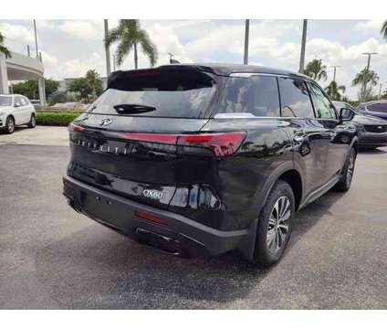 2024 Infiniti Qx60 Pure is a Black 2024 Infiniti QX60 Pure SUV in Fort Lauderdale FL