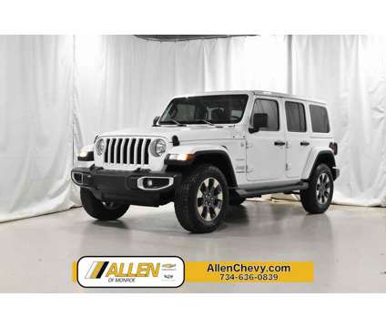 2018 Jeep Wrangler Unlimited Sahara is a White 2018 Jeep Wrangler Unlimited Sahara SUV in Monroe MI