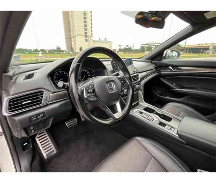 2018 Honda Accord Sport 2.0T is a Silver, White 2018 Honda Accord Sport Sedan in Houston TX