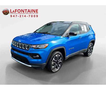 2022 Jeep Compass Limited is a Blue 2022 Jeep Compass Limited SUV in Walled Lake MI