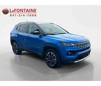 2022 Jeep Compass Limited is a Blue 2022 Jeep Compass Limited SUV in Walled Lake MI