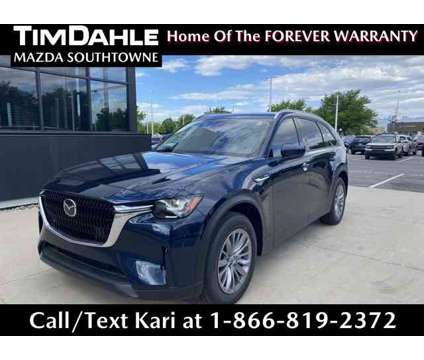 2024 Mazda CX-90 PHEV Preferred is a Blue 2024 Mazda CX-9 SUV in Sandy UT