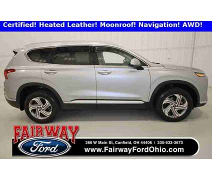 2022 Hyundai Santa Fe SEL is a Silver 2022 Hyundai Santa Fe SE SUV in Canfield OH