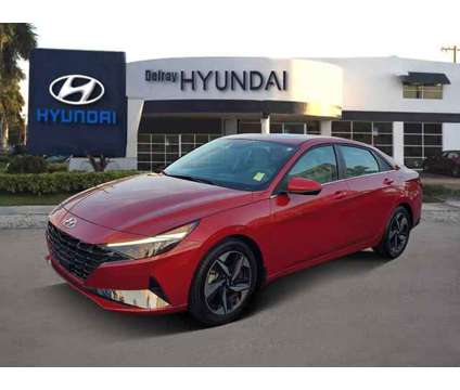 2022 Hyundai Elantra Limited is a Red 2022 Hyundai Elantra Limited Sedan in Delray Beach FL