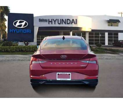 2022 Hyundai Elantra Limited is a Red 2022 Hyundai Elantra Limited Sedan in Delray Beach FL