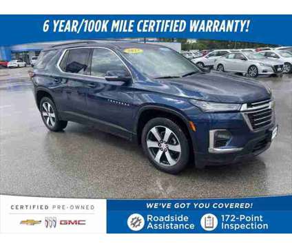 2023 Chevrolet Traverse AWD LT Leather is a Blue 2023 Chevrolet Traverse SUV in Dubuque IA