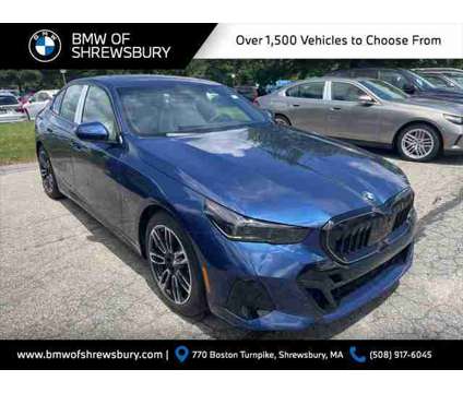2024 BMW 5 Series i xDrive is a Blue 2024 BMW 5-Series Sedan in Shrewsbury MA