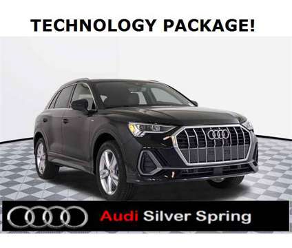 2024 Audi Q3 Premium Plus S Line quattro is a Black 2024 Audi Q3 SUV in Silver Spring MD