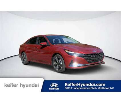 2023 Hyundai Elantra Hybrid Limited is a Red 2023 Hyundai Elantra Hybrid in Matthews NC