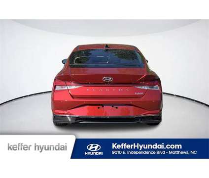2023 Hyundai Elantra Hybrid Limited is a Red 2023 Hyundai Elantra Hybrid in Matthews NC