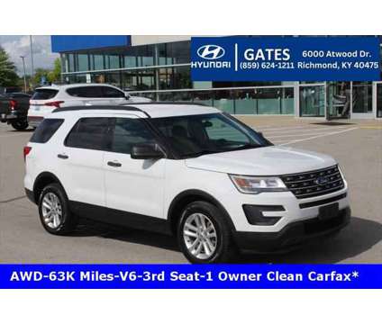 2016 Ford Explorer Base is a White 2016 Ford Explorer Base SUV in Richmond KY